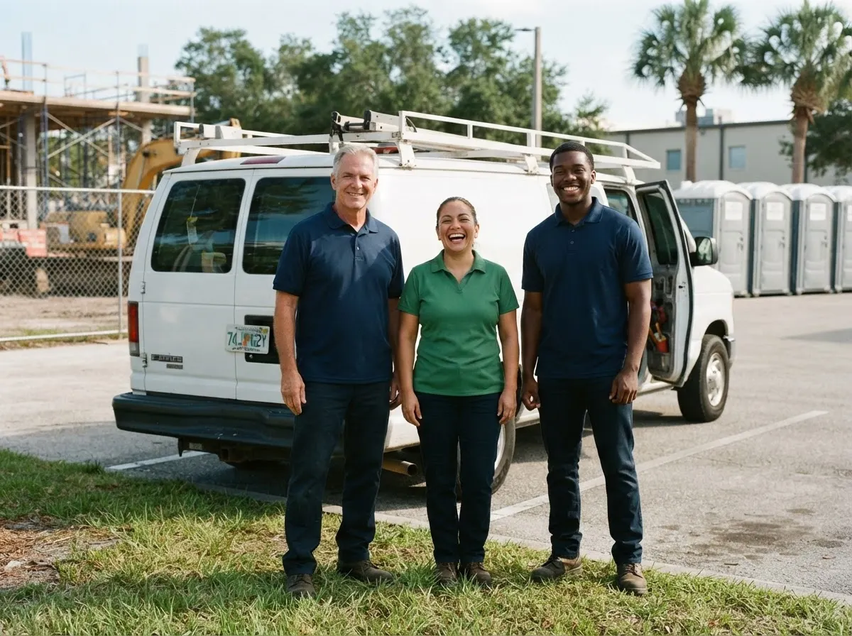 Rocky Mountain Portable Toilets portable toilet rentals team in Tampa, FL